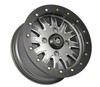 Pro Armor Halo Milled UTV Wheel 15x7 4x156 Matte Black UTVS0054783