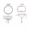 Rigid Industries 7 Headlight Kit Round Heated W/PWM Adaptor Pair UTVS0056714