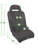 PRP RST UTV Rear Suspension Seat Pair UTVS0064443