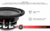 DS18 Audio 6.5 Mid-Bass Loudspeaker With Water Resistant Carbon Fiber Cone and Neodymium Rings Magnet UTVS0064939