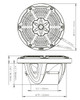 DS18 Audio HYDRO 10 2-Way Marine Water Resistant Speakers with Integrated RGB LED Lights UTVS0064967