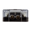 DS18 Audio Fuse Holder and Distribution Block 0GA In - 2x4GA Out with Voltmeter UTVS0066715
