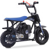 MotoTec USA Bandit 52cc 2-Stroke Kids Gas Mini Bike Blue  UTVS0071257