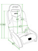 PRP Polaris RZR Pro XP / Pro R / Turbo R  GT3 Suspension Seat Kit (Pair)  UTVS0084659