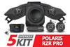 SSV Works Polaris RZR Pro SSV 5-Speaker Plug-&-Play System w/ JVC  UTVS0086999