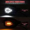 Kemimoto Can-Am Commander 800/1000 Mirrors with LED Turn Signal Lights (New Design)  UTVS0094881