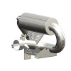 GGB Exhaust Can-Am Maverick R UTV Stainless (SPORT Muffler)  UTVS0095526