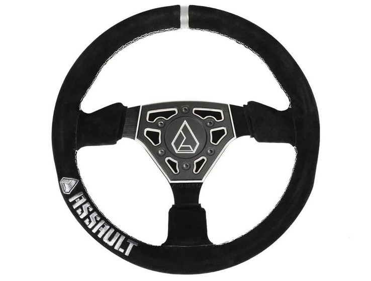 Assault Industries Universal Navigator Suede Steering Wheel (Raw) 100005SW0731