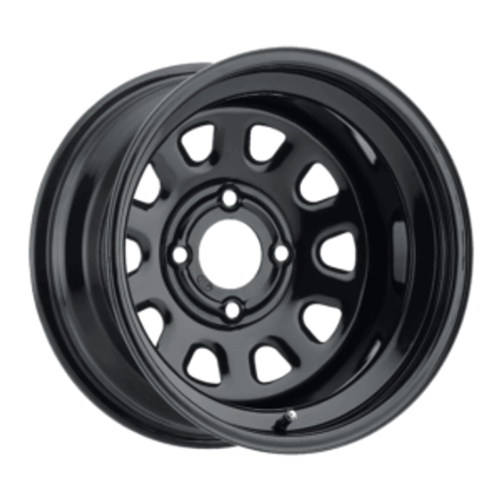 ITP Tires Delta Steel UTV Wheel 12x7 4x156 Gloss Black 1222565014