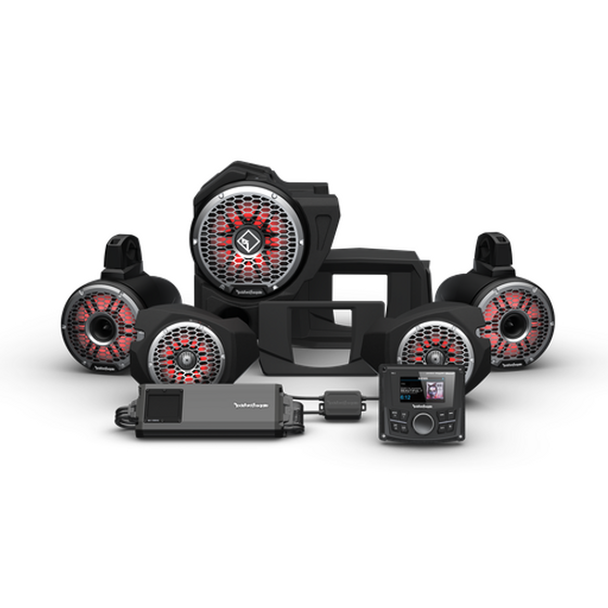 Rockford Fosgate Polaris Rzr Audio Kit Ride Command Stage 4 Utvsource Com
