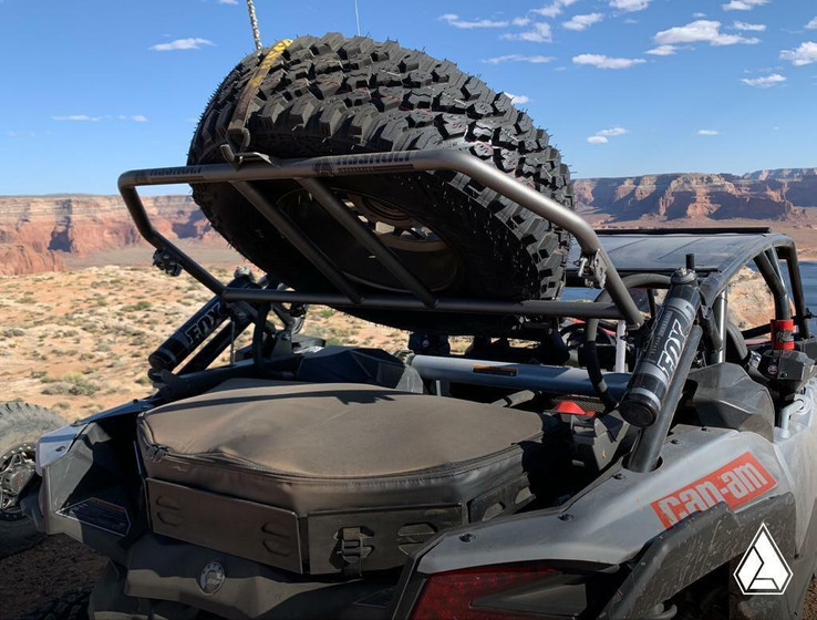 Polaris RZR Rugged Y Strap OG Spare Tire Rack by Assault Industries