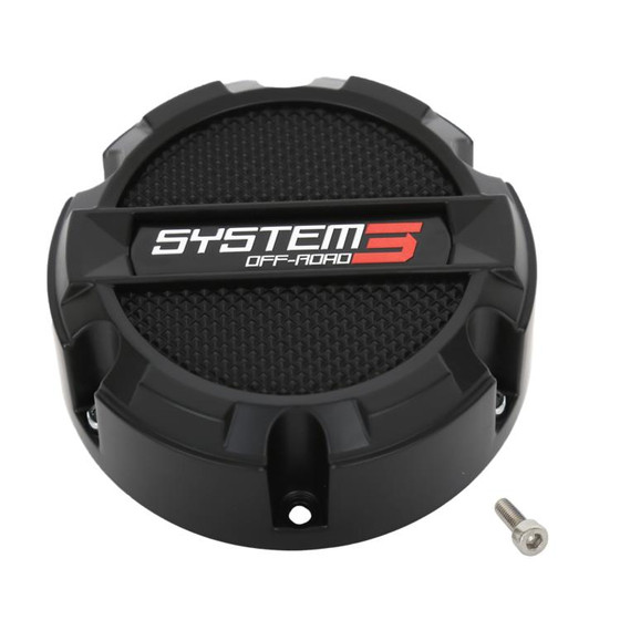 System 3 Offroad ST-3 and SB3 Center Cap 4x137 and 4x156Black CAPS3-130