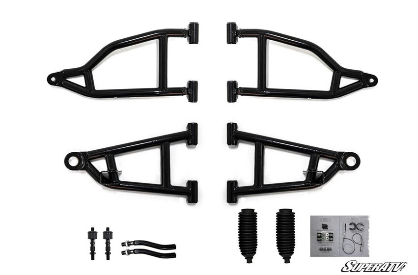 SuperATV Kawasaki Mule Pro High Clearance 1.5 Offset A-Arms AA-K-MULE-FXT-1.5-HC-BH-02