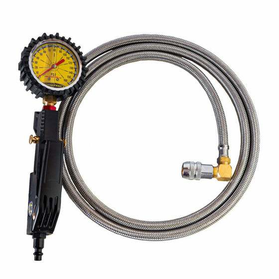 Power Tank Long Haul Safety Series Analog Ventoso Tire Inflator 0-160 psi with 6ft Safety Whip UTVS0056619