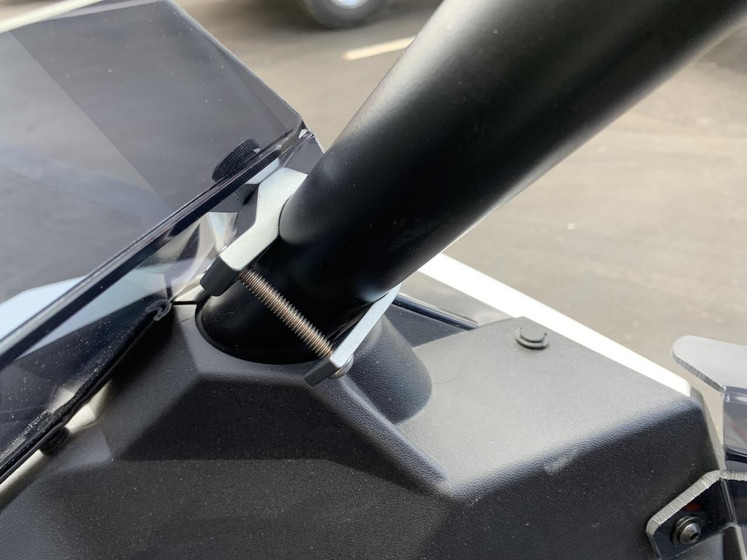 UTVZilla Polaris RZR RS1 Tinted Polycarbonate Half Windshield w/ Billet