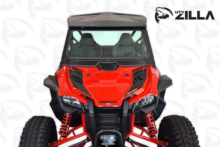 Buy UTVZilla Honda Talon Vented Full Glass Windshield w/ Wiper from