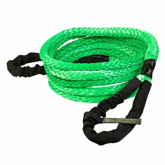 VooDoo Offroad 2.0 Santeria Series Truck Kinetic Recovery Rope with Rope Bag 3/4 x 20 ft Green UTVS0064608