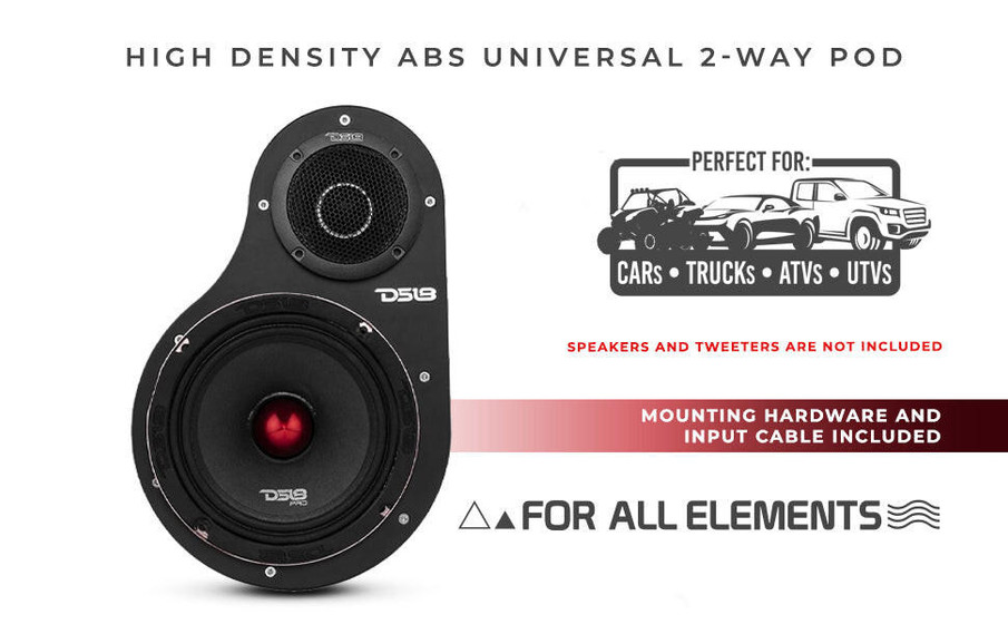 Buy DS18 Audio 2Way Universal Kick Panel Pod at UTV Source. Best