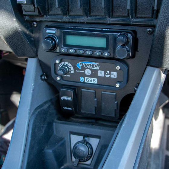 Rugged Radios Polaris RZR Pro R Pro XP Turbo R Dash Mount Radio and