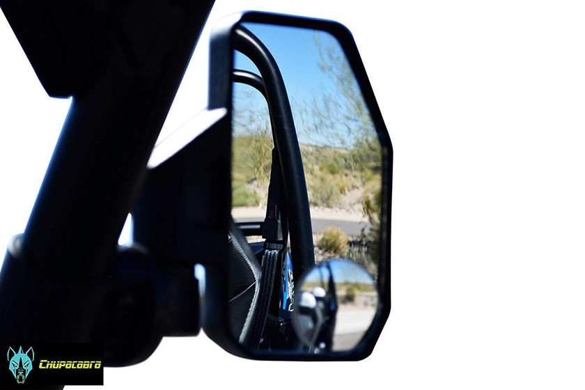 KEMIMOTO UTV Side Mirrors For CFMOTO UFORCE 1000 & 1000 XL - 360° Adjustable Telescoping Rear View
