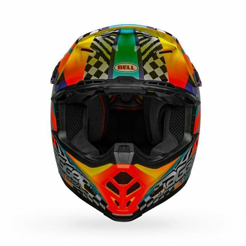 Bell Helmets Moto-9 MIPS (XL) (Tagger Breakout) (Gloss Orange
