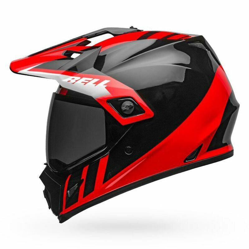 Bell Helmets MX-9 Adventure MIPS (Large) (Dash Gloss) (Black/Red