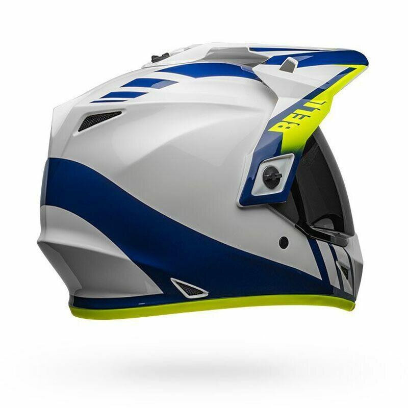 Bell Helmets MX-9 Adventure MIPS (Large) (Dash Gloss) (White/Blue