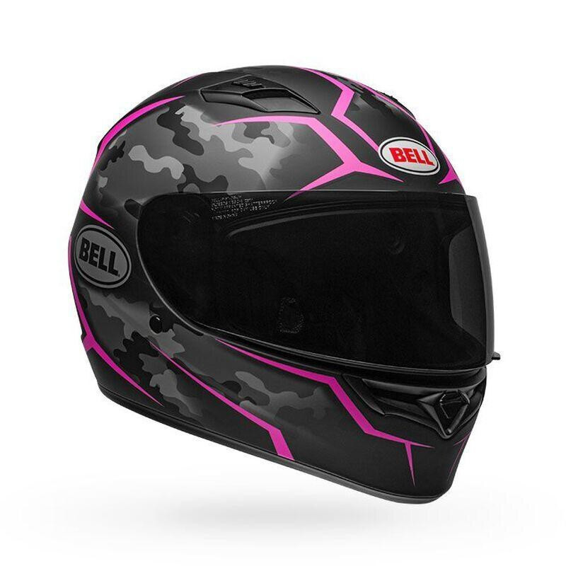 Bell Helmets Qualifier (Stealth Camo) (Large) (Black/Pink) - BL