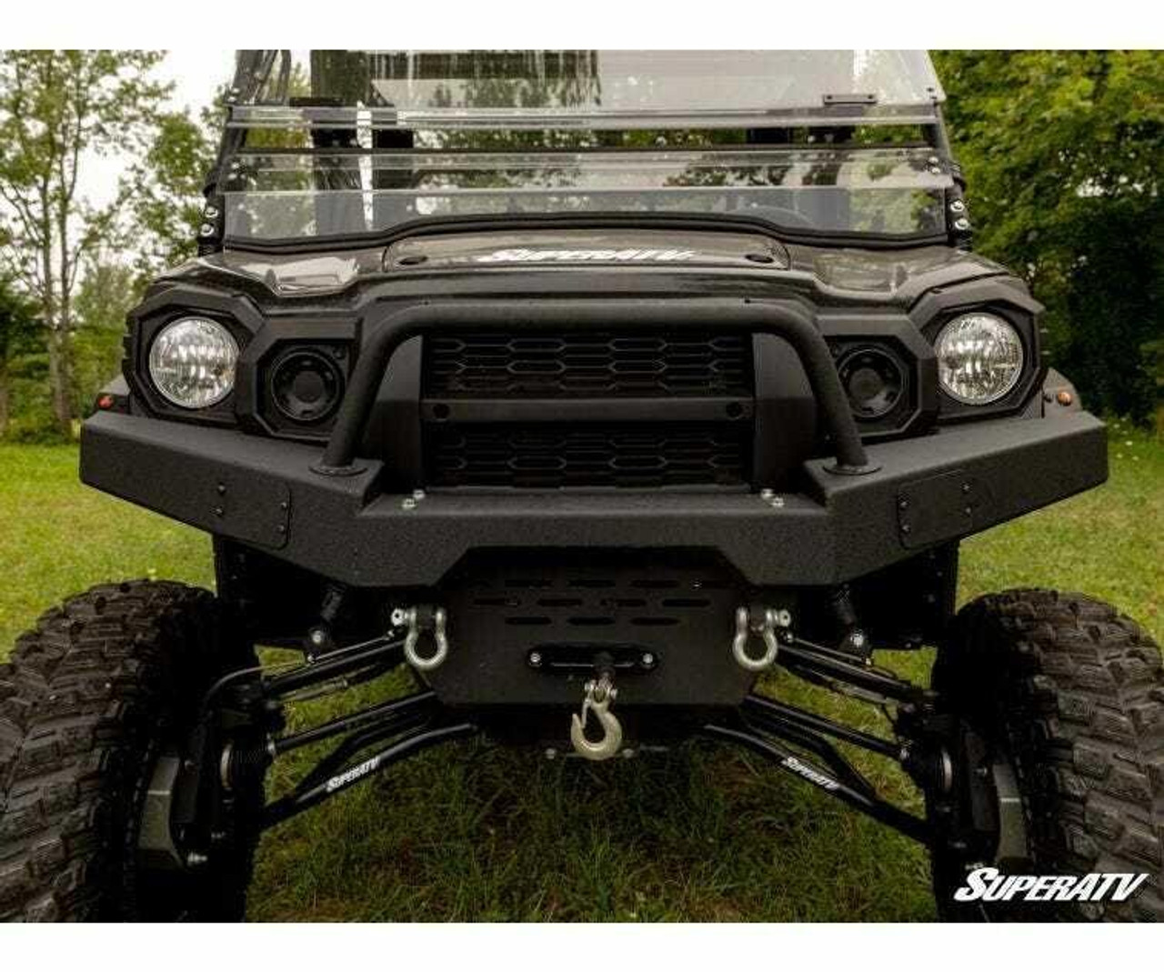 SuperATV Kawasaki Mule Pro Winch Ready Front Bumper - FBG-K