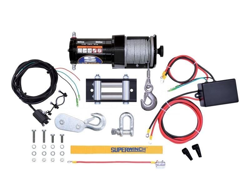 SUPERWINCH 12V ATV/UTV Utility Winch - Steel Rope (LT2000)
