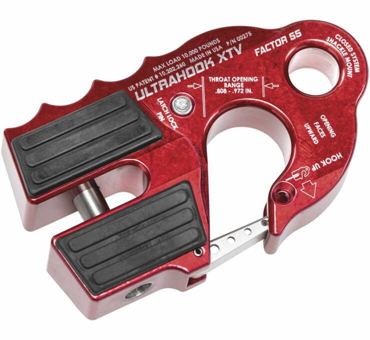 ロックフォード　パッシブネットワーク Factor 55 UltraHook XTV Winch Shackle Mount | UTV Source