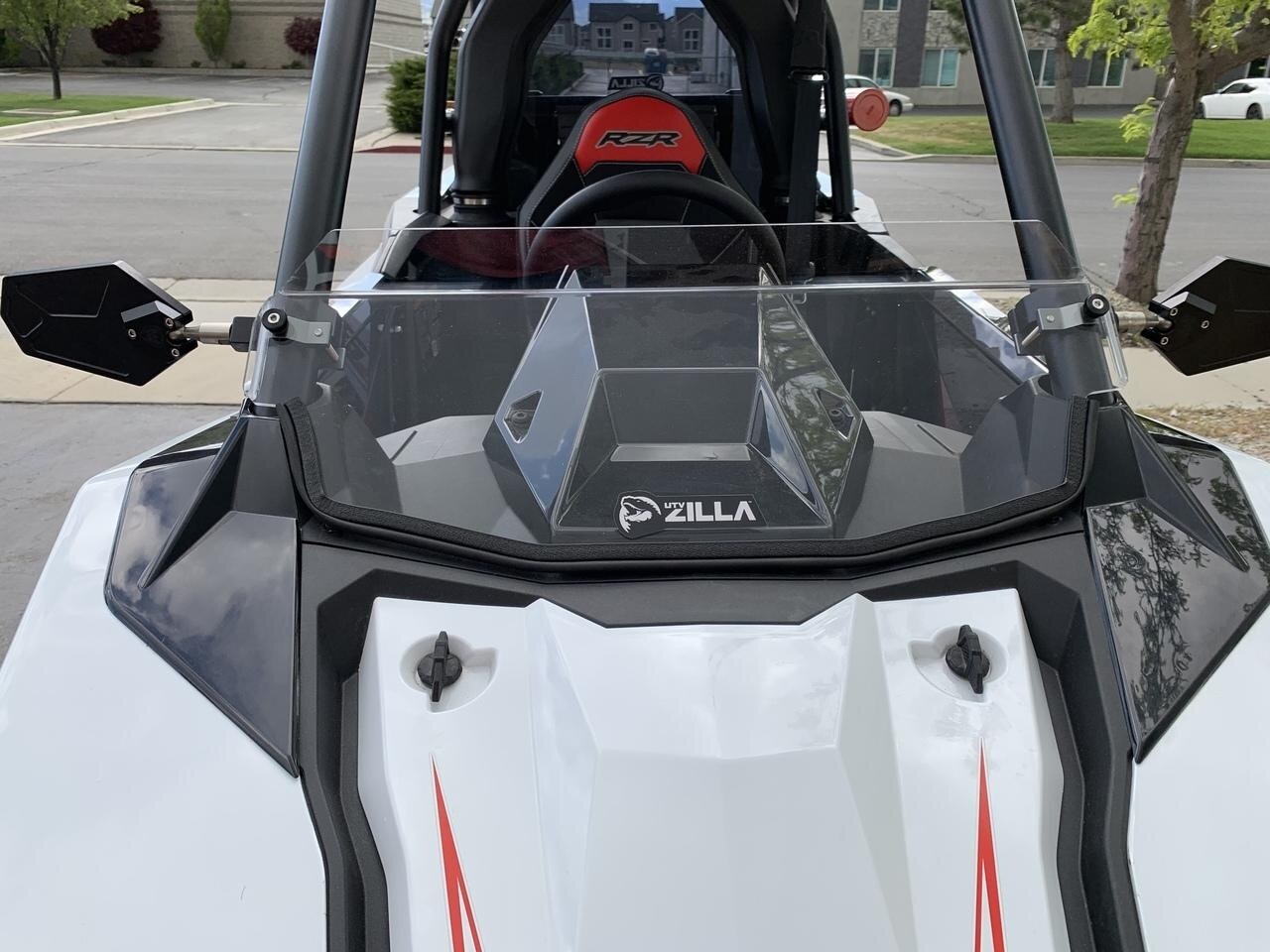 UTVZilla Polaris RZR RS1 Polycarbonate Half Windshield w