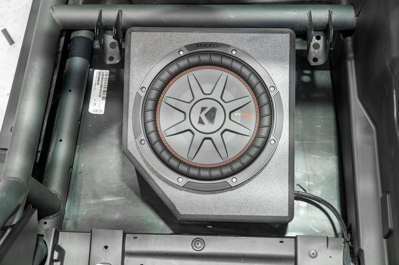 Can Am Maverick R 10" Front Driver Subwoofer Enclosure (2 Seat Models) – Unloaded | UTVS R ENC DRIVER 2