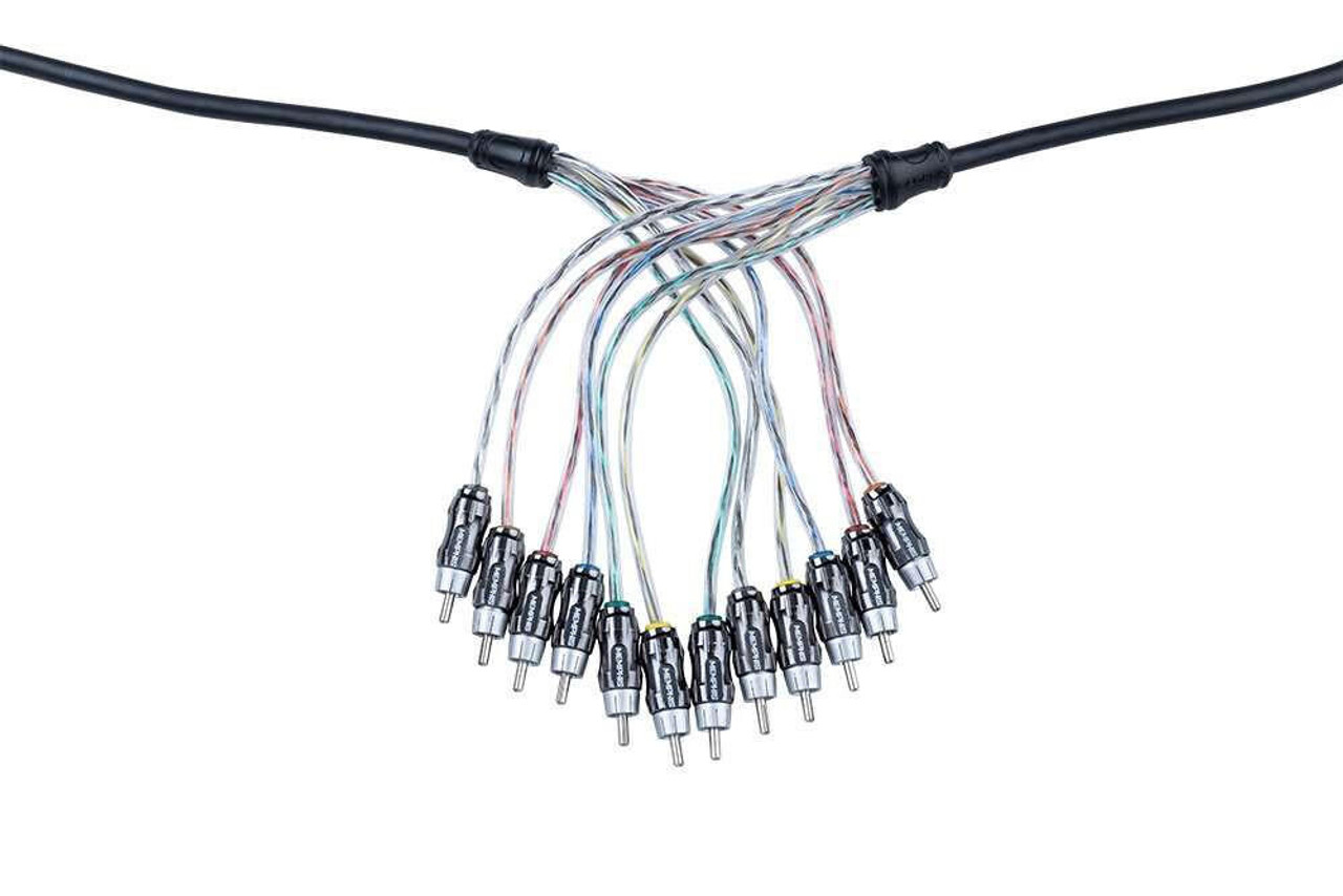 Memphis Audio 6 Channel Ultra Twisted Interconnect (17 Ft