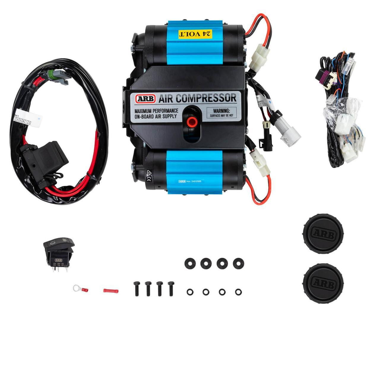 ARB® CKMTA12 On-Board Twin Universal Air Compressor Kit 12V + Air