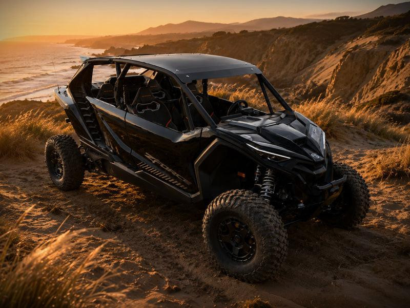 FaB Overcrowded プロモCF Thumper Fab CFMOTO ZFORCE Z10 Aluminum Roof - OEM Cage (4-Seat)