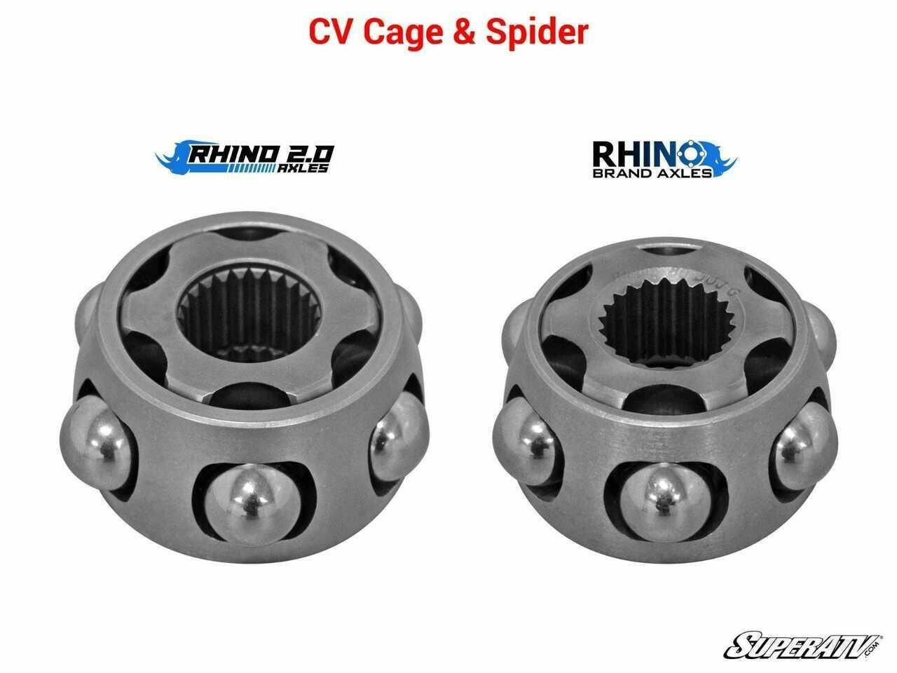 SuperATV Polaris RZR RS1 Heavy Duty Axles - Rhino 2.0 (Rear)