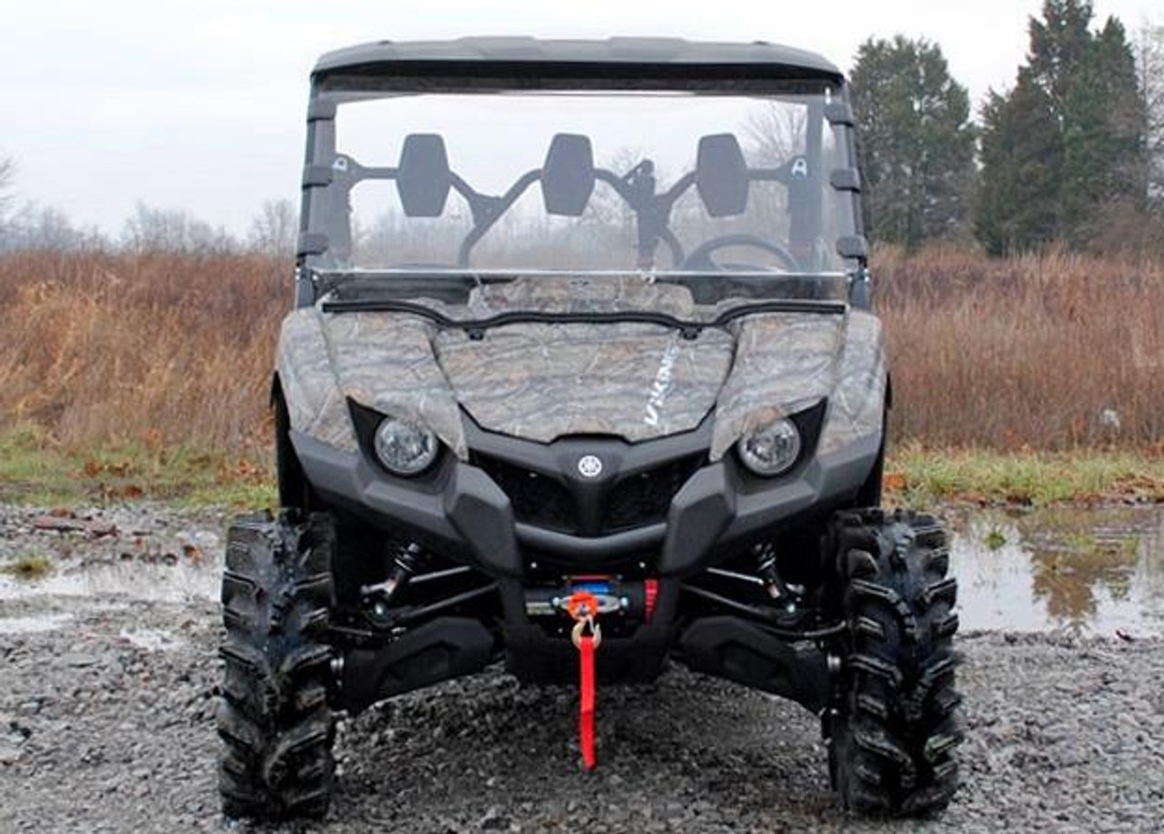 SuperATV Yamaha Viking Full Windshield (Standard Polycarbonate - Clear)