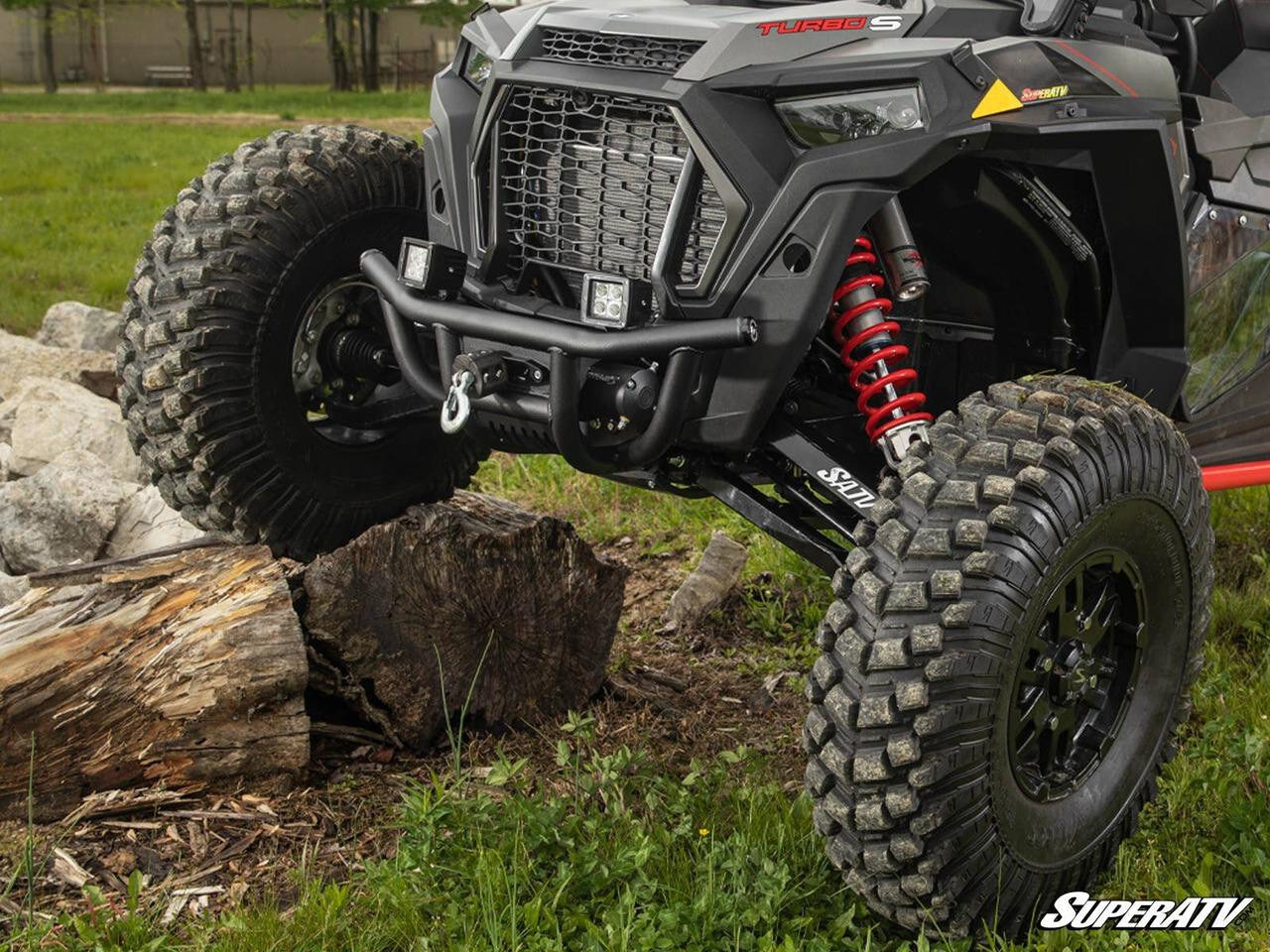 Buy SuperATV Polaris RZR XP Turbo S Winch Ready Front Bumper at