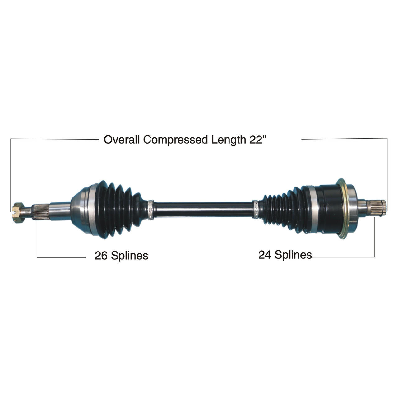 Buy Tytaneum CanAm Rear Left Heavy Duty CV Axle at UTV Source. Best Prices. Best Service.