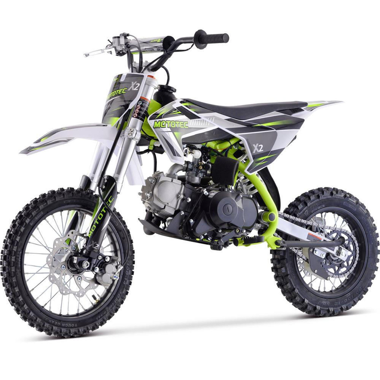 Buy MotoTec USA X2 110cc 4-Stroke Gas Dirt Bike Green at UTV Source. Best  Prices. Best Service.