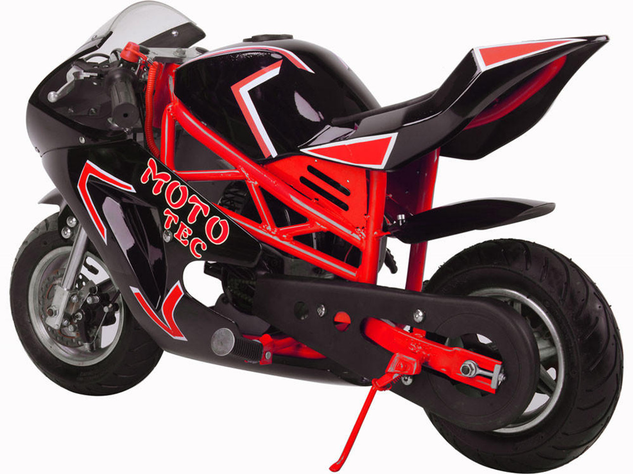 Custom Exhaust for POCKET BIKE - Red (type 2), Exhaust System, Pocket Bike  Spare Parts 