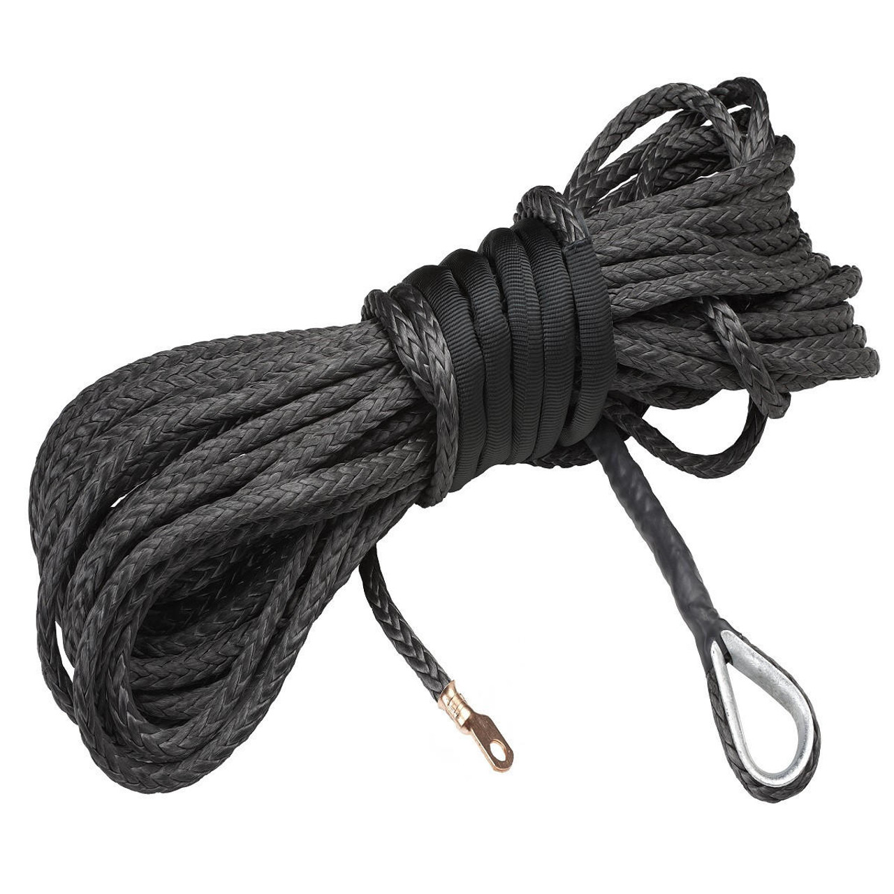 Buy MotoAlliance AmSteel®-Blue Synthetic Winch Rope (Black) at UTV