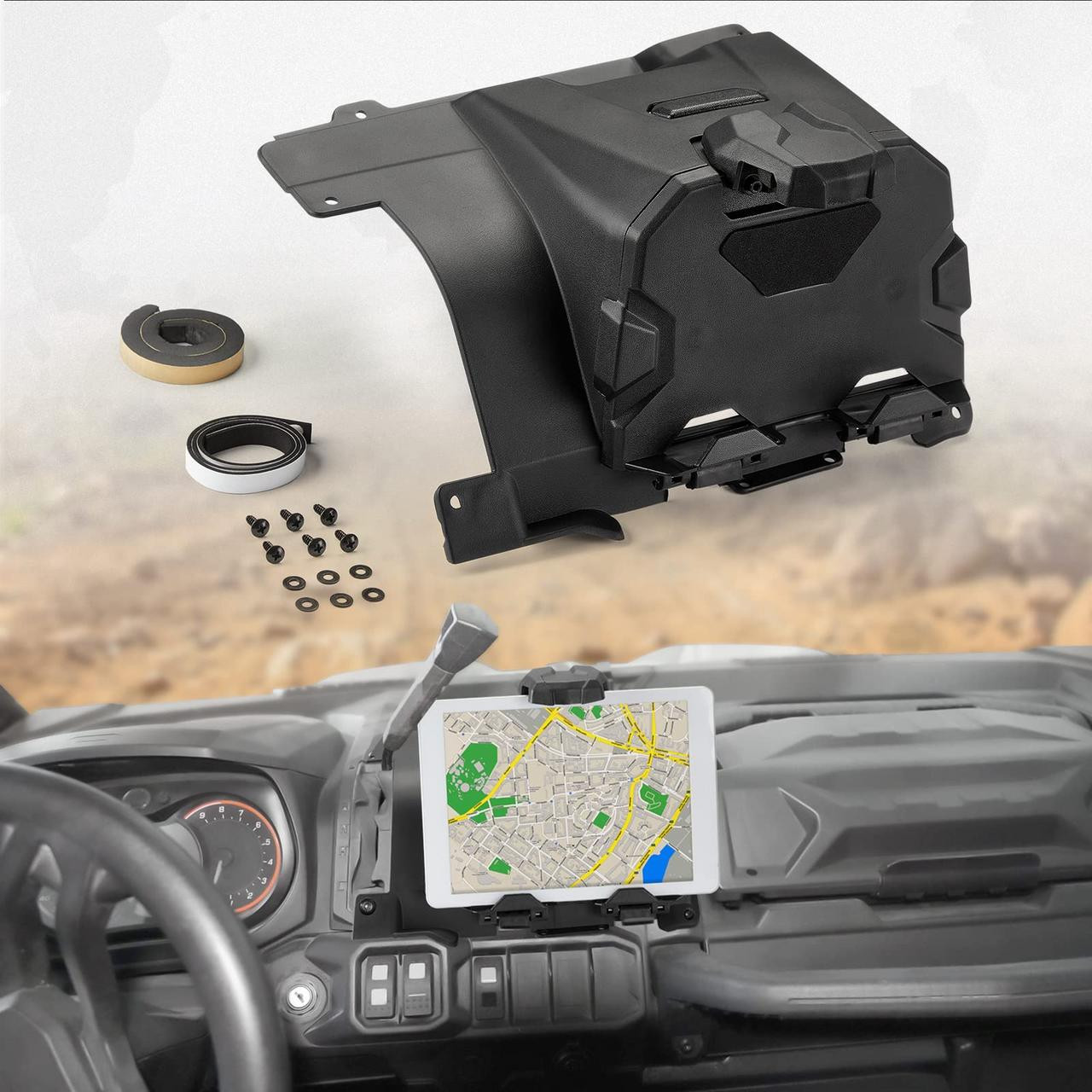 Kemimoto Can-Am Defender Electric Device Tablet Holder