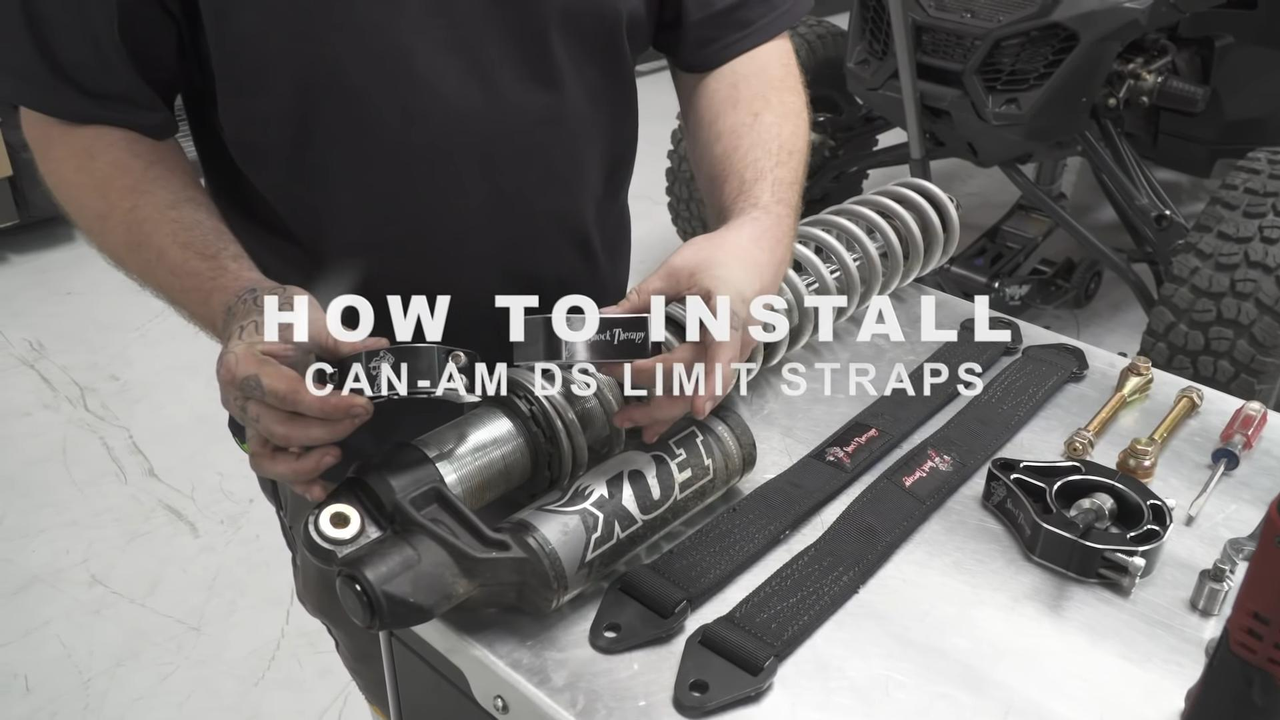 How to Install Shock Therapy Can-Am X3 DS Limit Straps How to Install Shock Therapy Can-Am X3 DS Limit Straps
