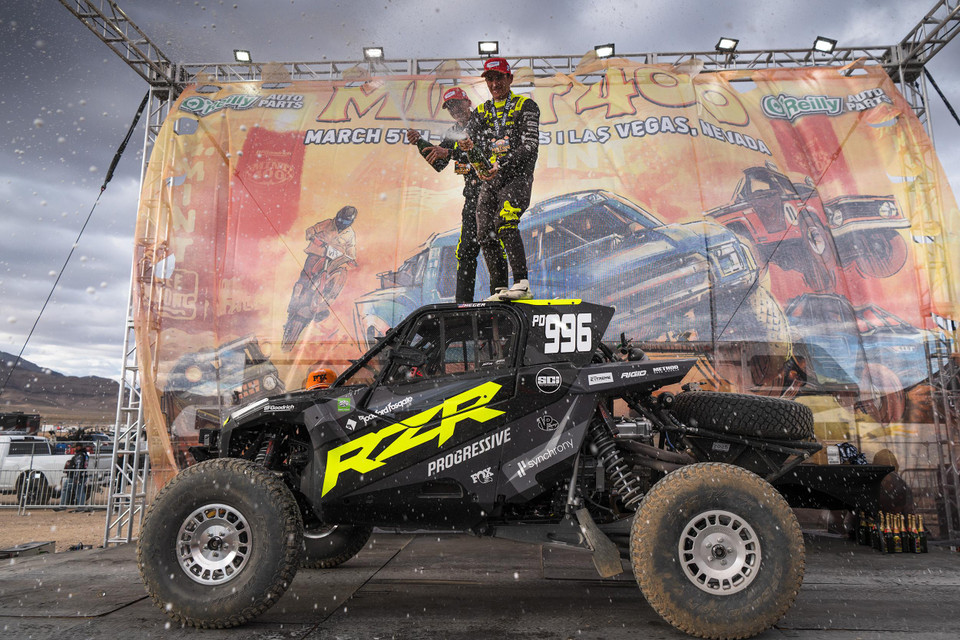 Polaris Factory Driver Brock Heger Makes It 5 In A Row Winning 2025 The Mint 400 In Dominating Fashion