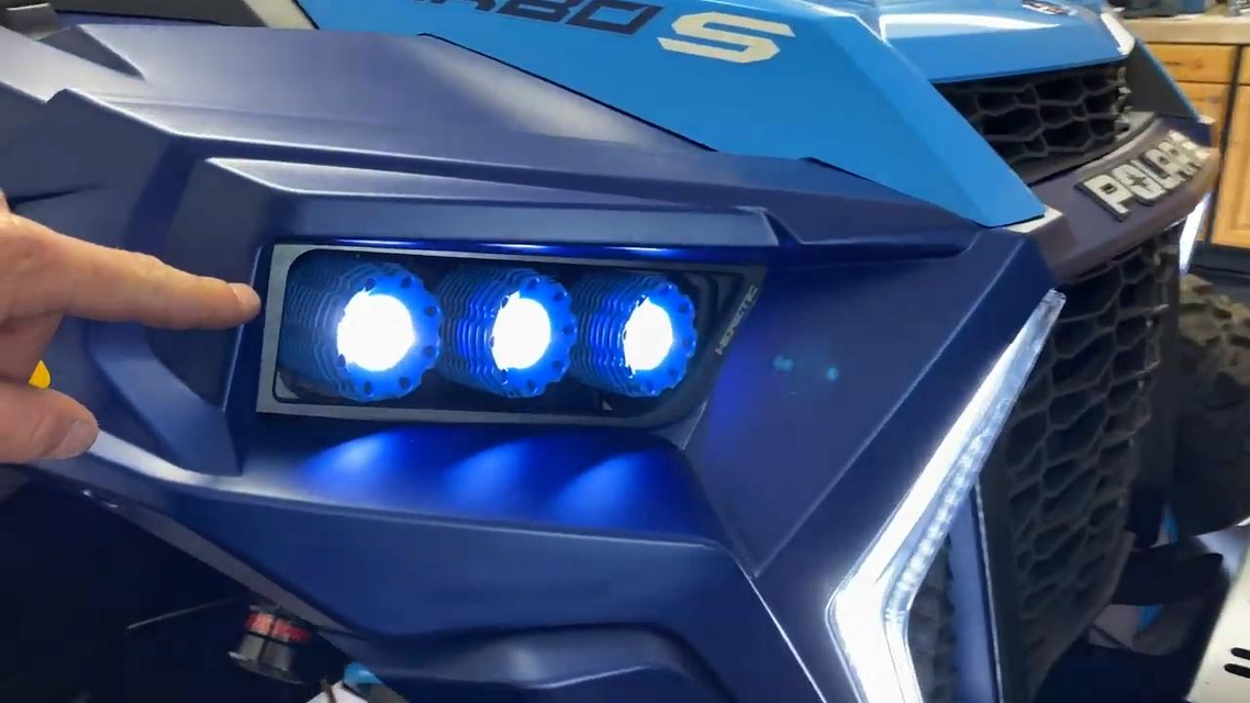 Heretic Studio UTV Headlights - Billet Machined!