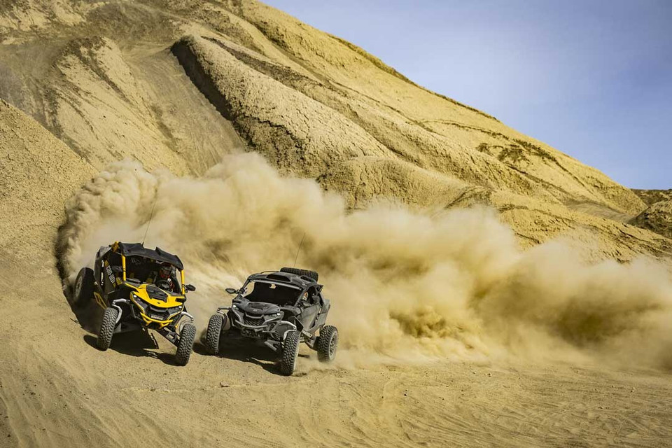 "With Age Comes A Cage" - Deegan vs Pastrana in the CanAm Maverick R