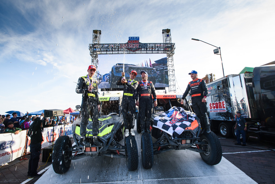 POLARIS SECURES THIRD-CONSECUTIVE UTV OVERALL WIN AT SAN FELIPE 250 AS RZR PRO R FACTORY SWEEPS PODIUM 