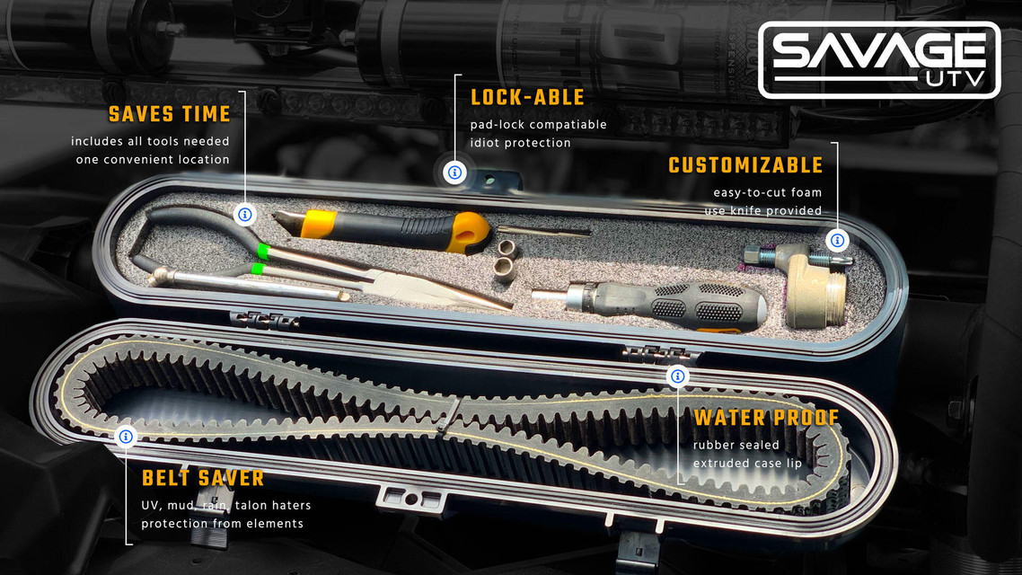 Savage UTV Belt & First Aid Case Kits